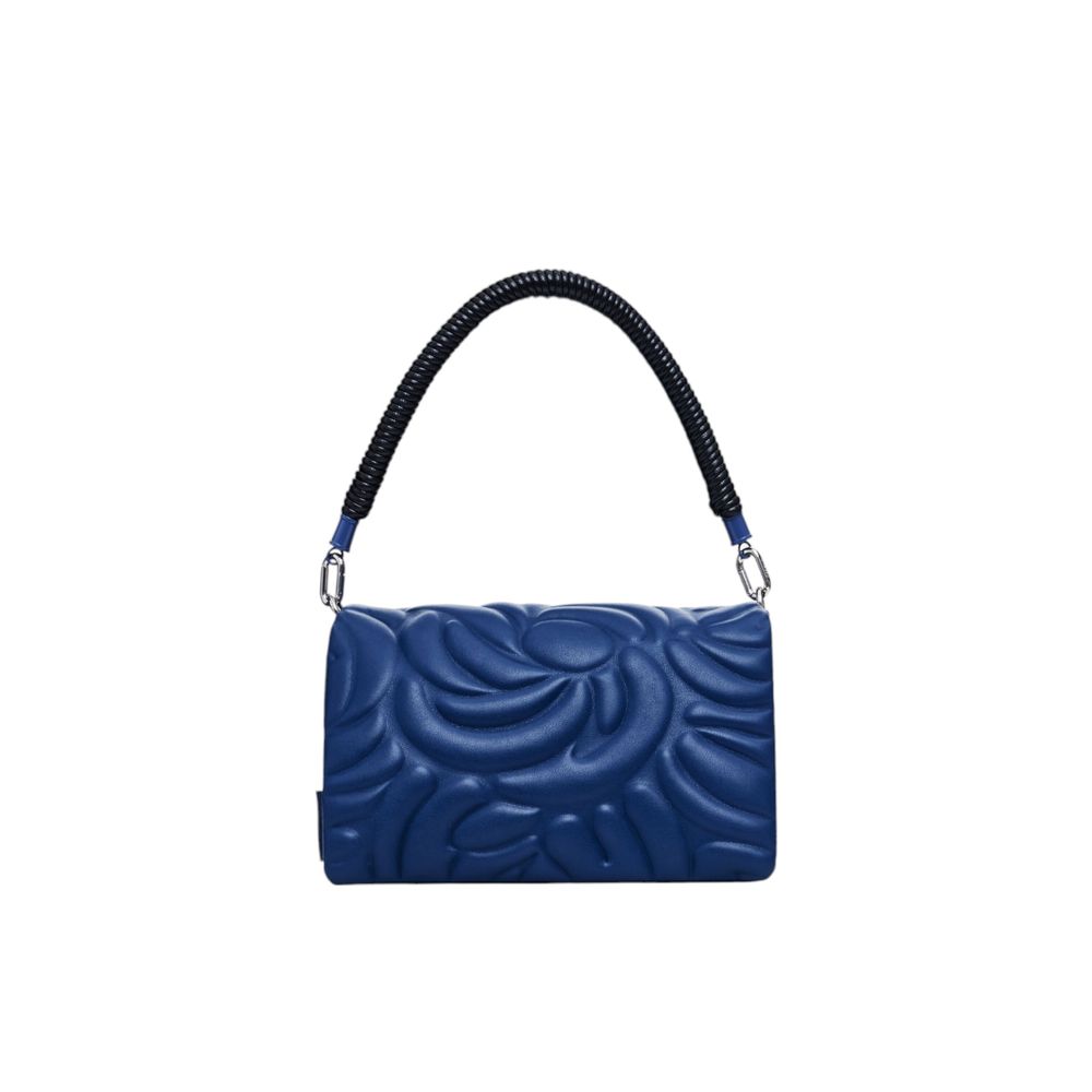 Bolso de mano de polietileno azul