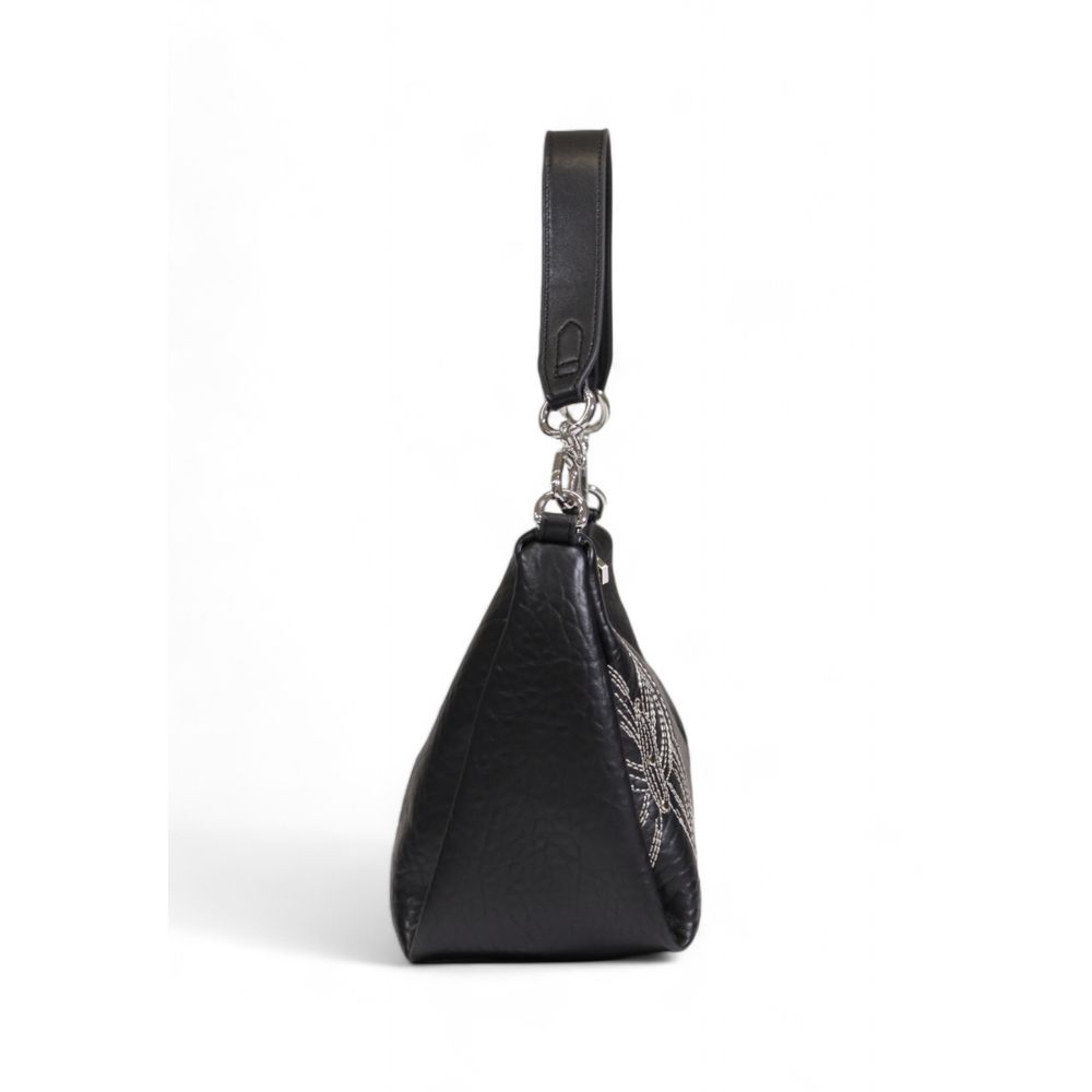 Bolso de mano de polietileno negro