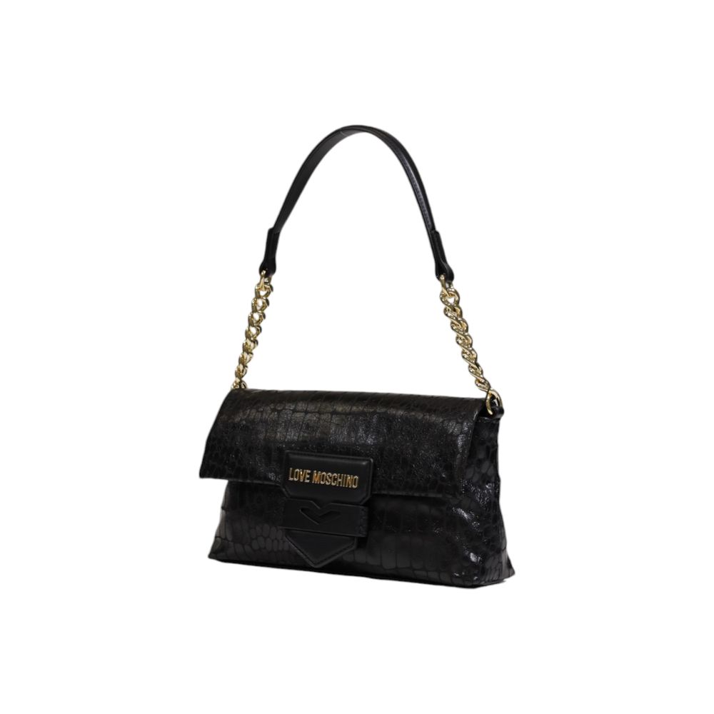 Bolso de mano de polietileno negro