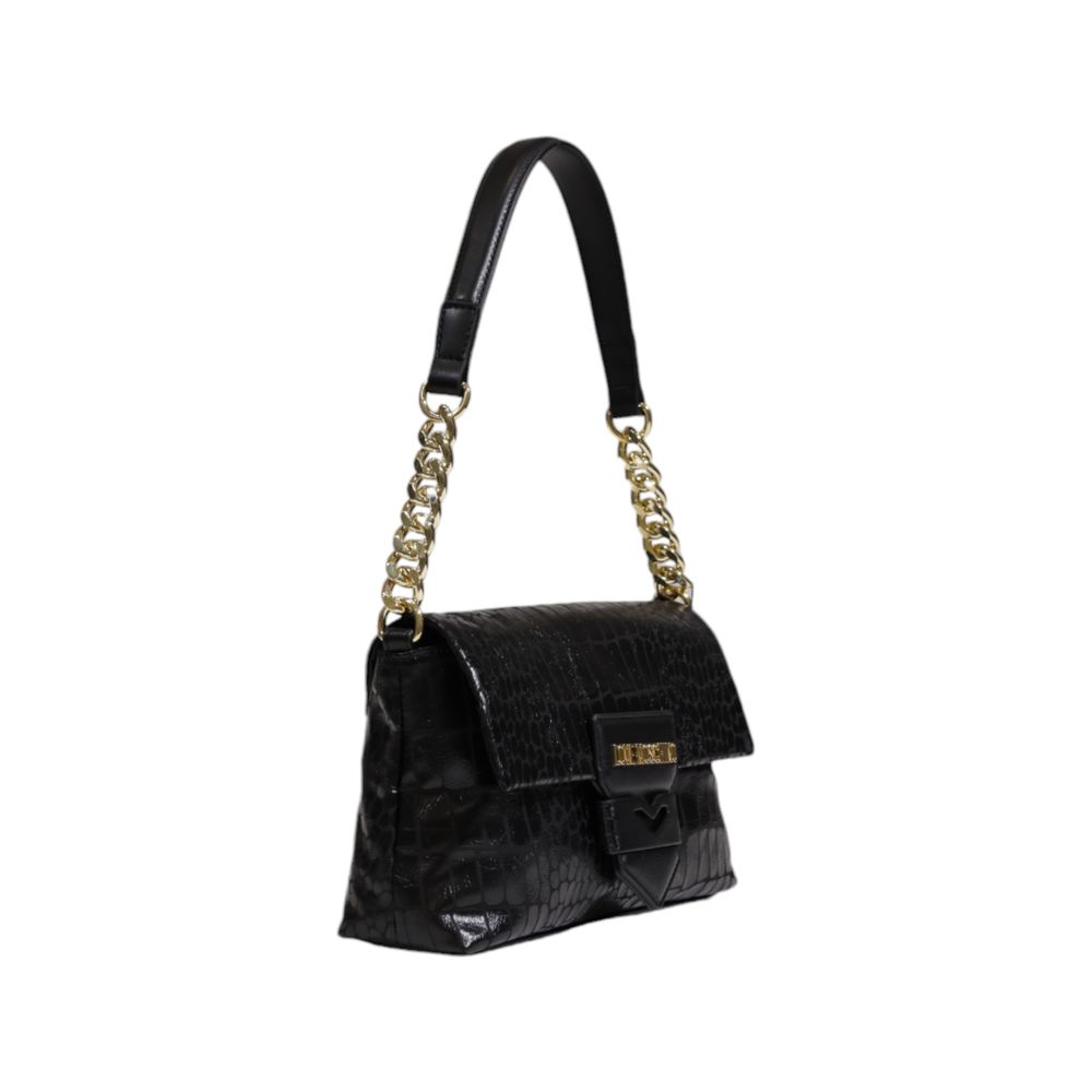 Bolso de mano de polietileno negro