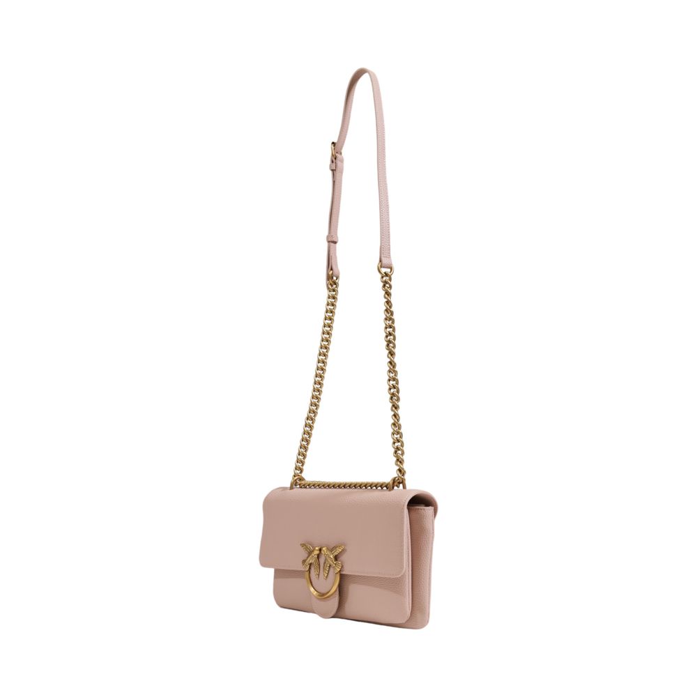 Pink Leather Handbag