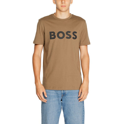 Brown Cotton T-Shirt