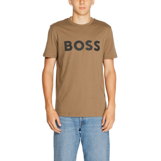 Brown Cotton T-Shirt