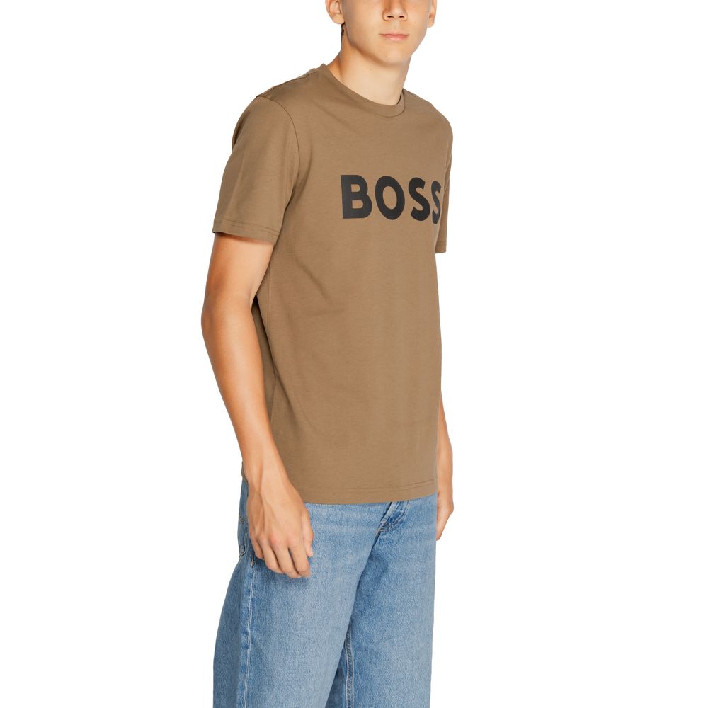 Brown Cotton T-Shirt