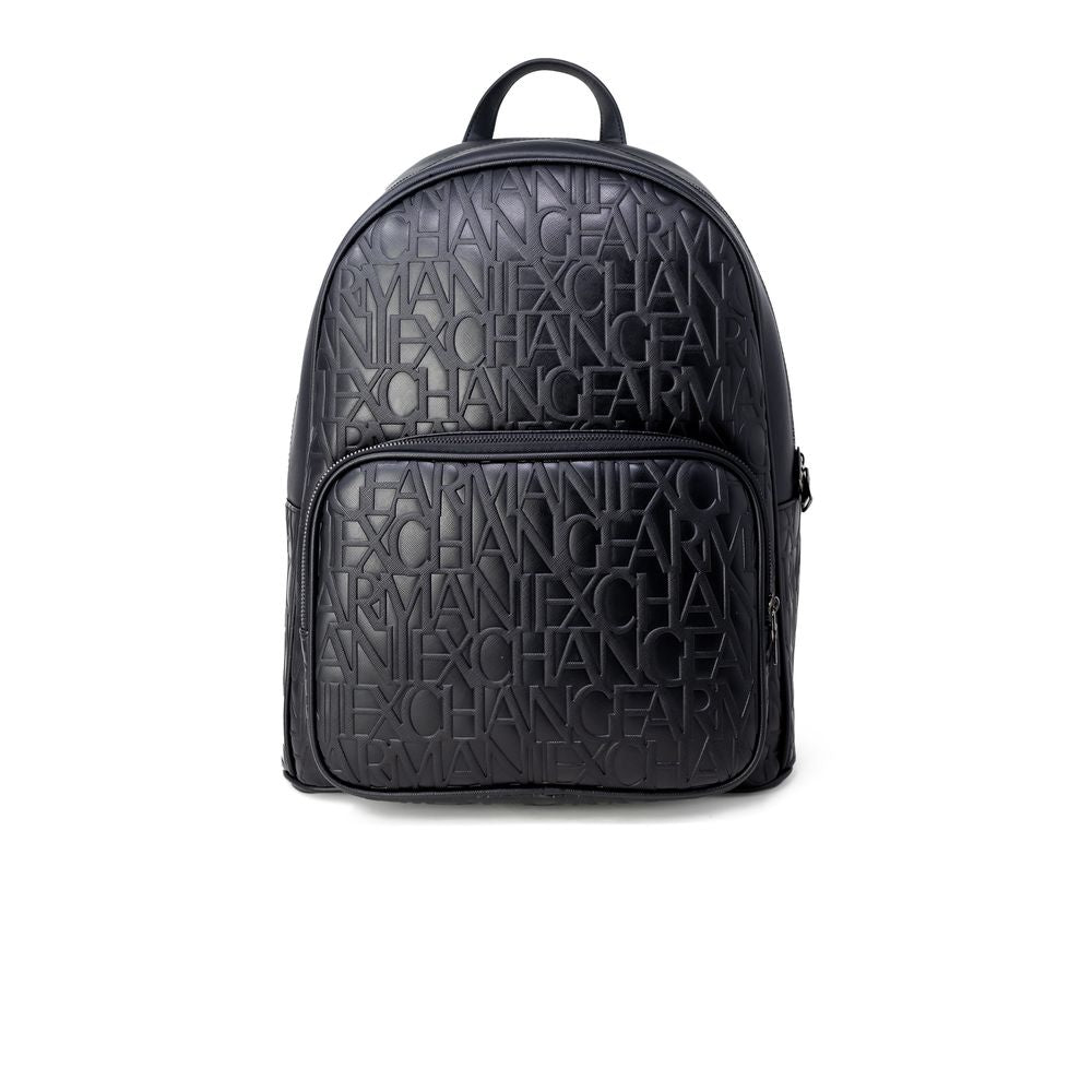 Black Polyester Backpack