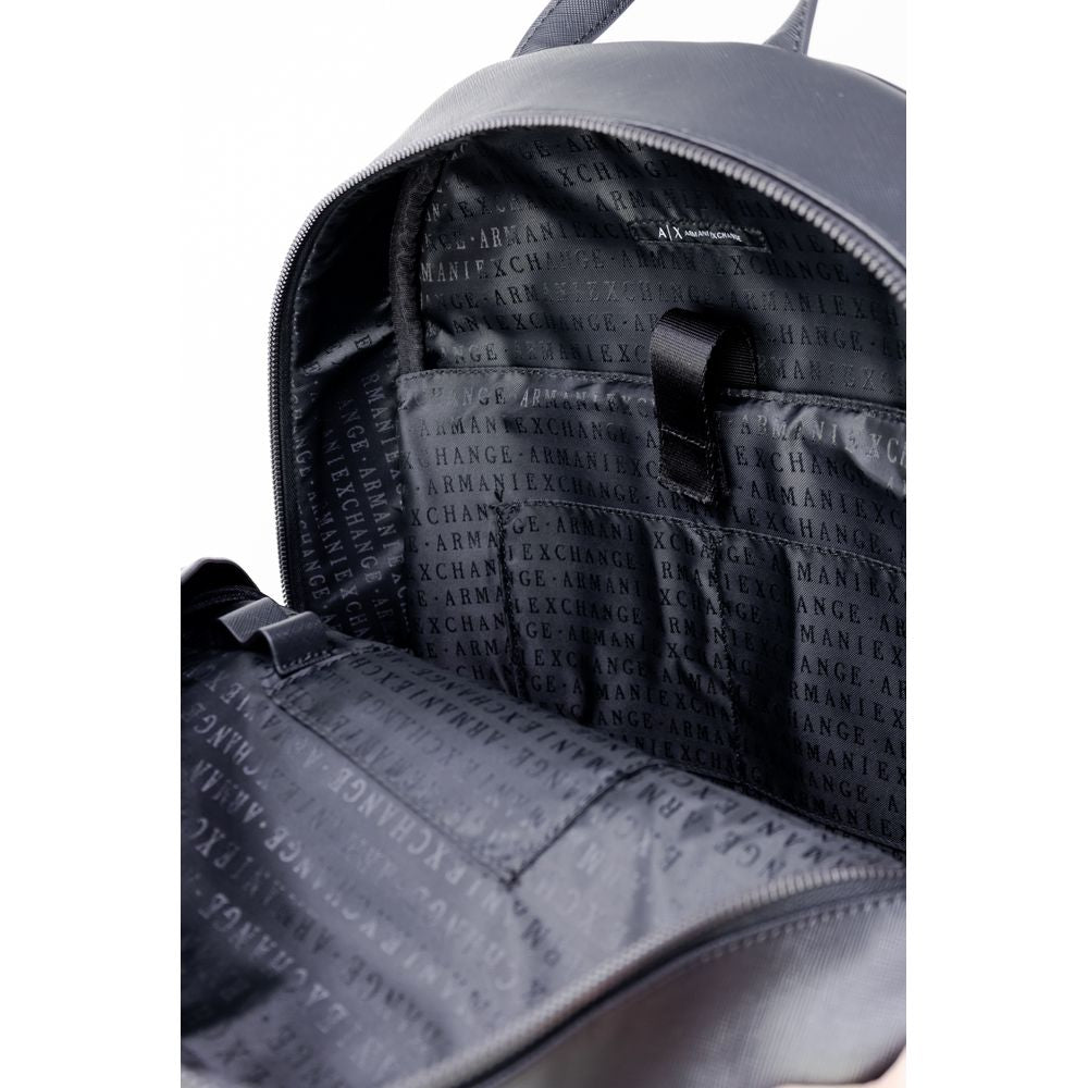 Black Polyester Backpack