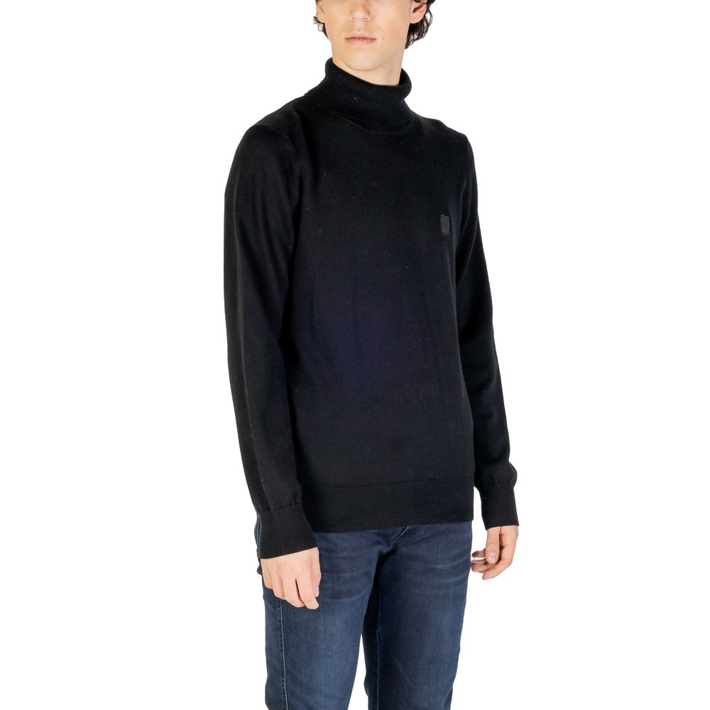 Black Cotton Sweater