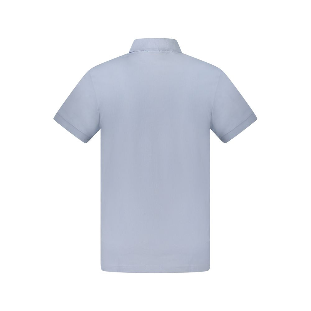 Polo de algodón azul claro