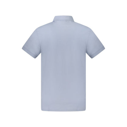 Polo de algodón azul claro