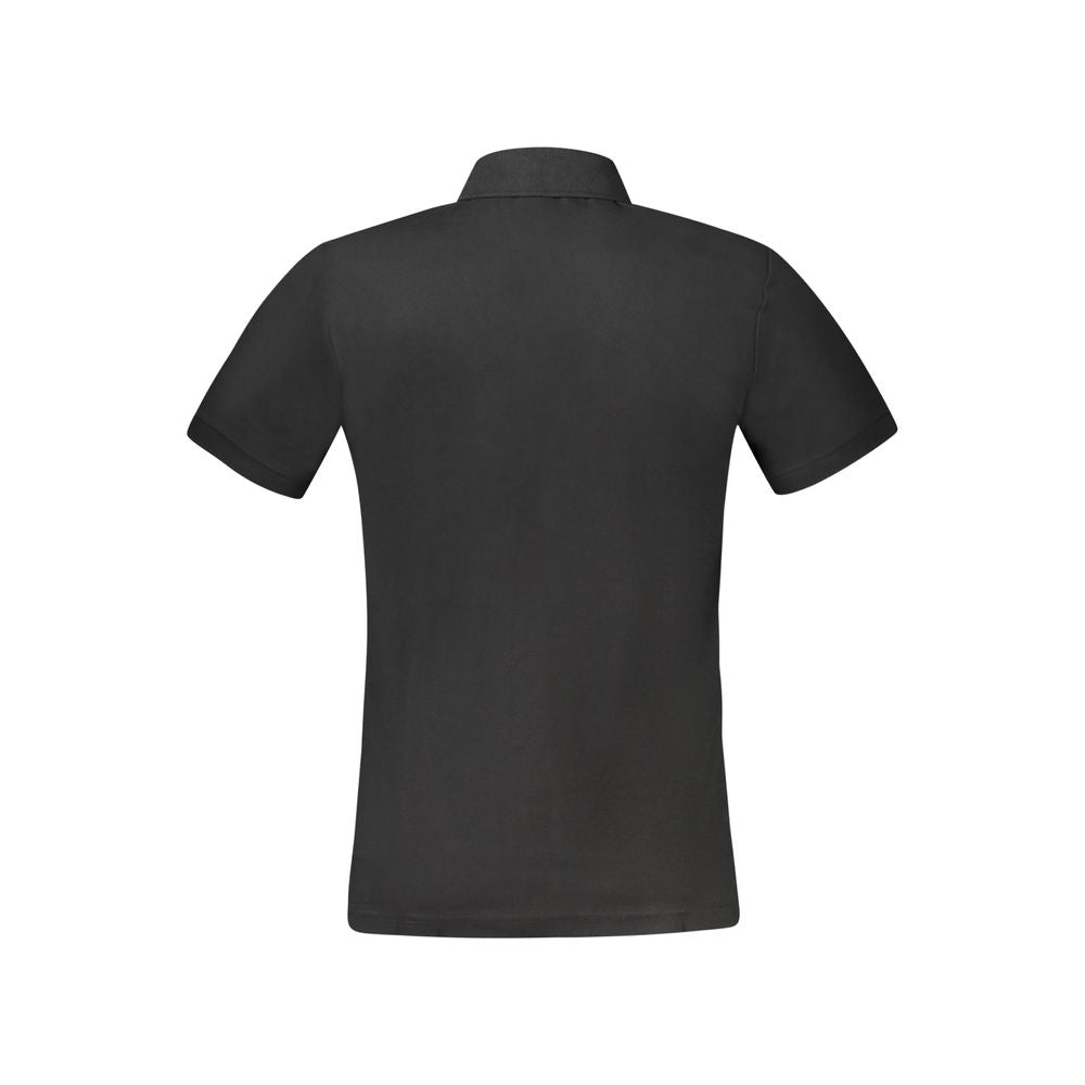 Polo de algodón negro