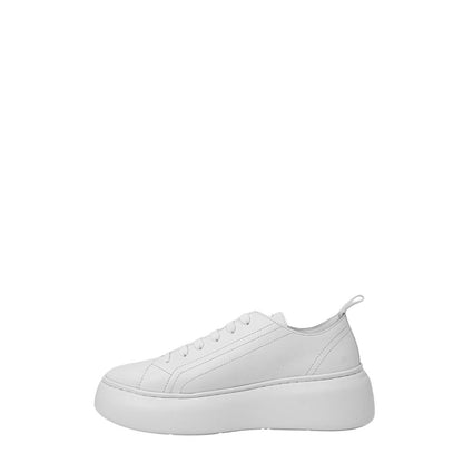 Zapatillas de piel blanca