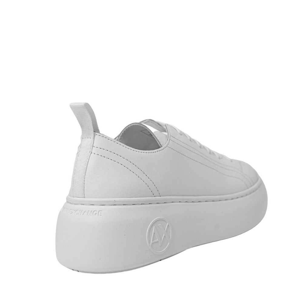 Zapatillas de piel blanca