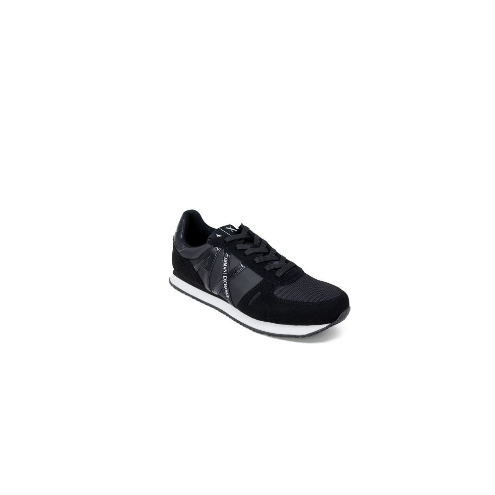 Black Polyester Sneaker