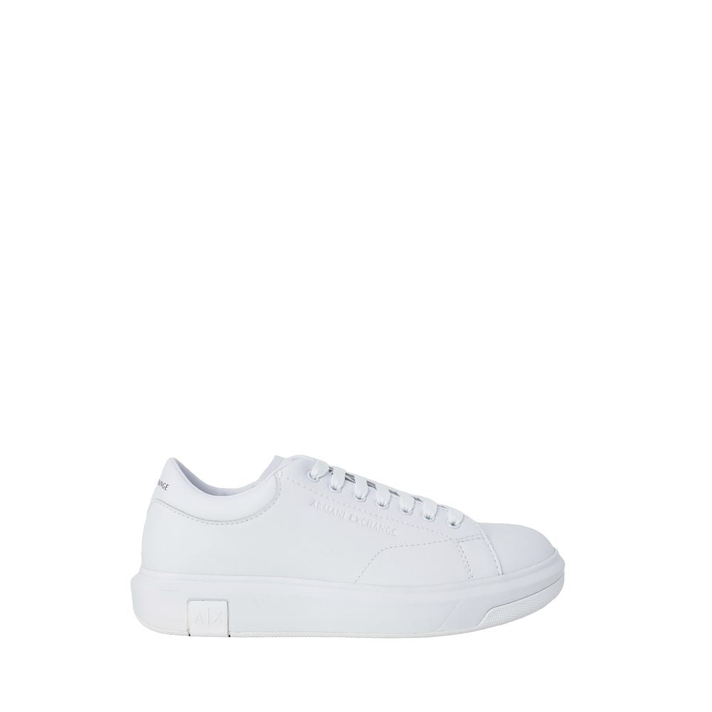 Zapatillas de piel blanca