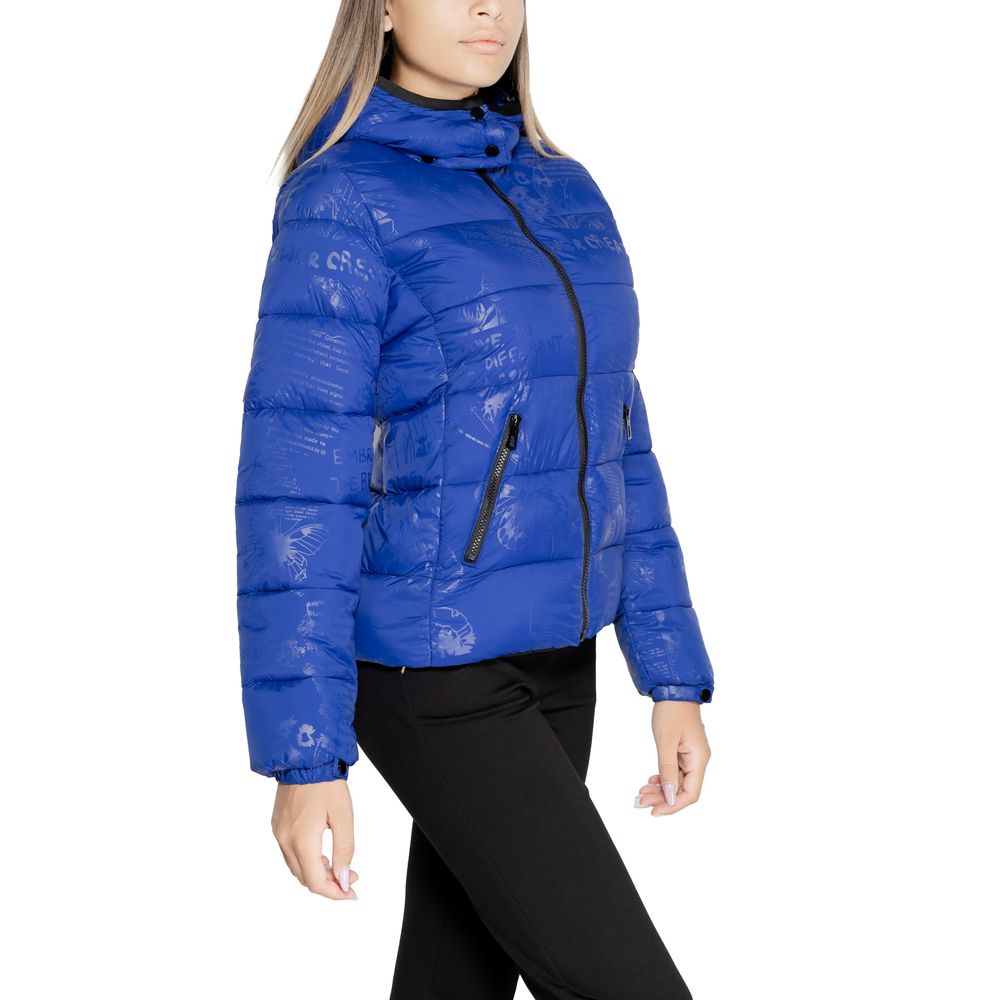 Blue Polyamide Jackets & Coat