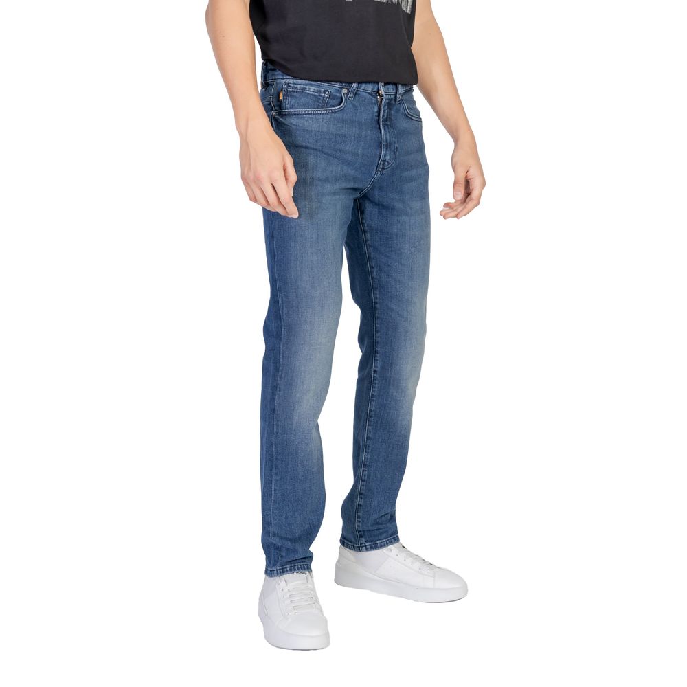 Pantalones y jeans de algodón azul