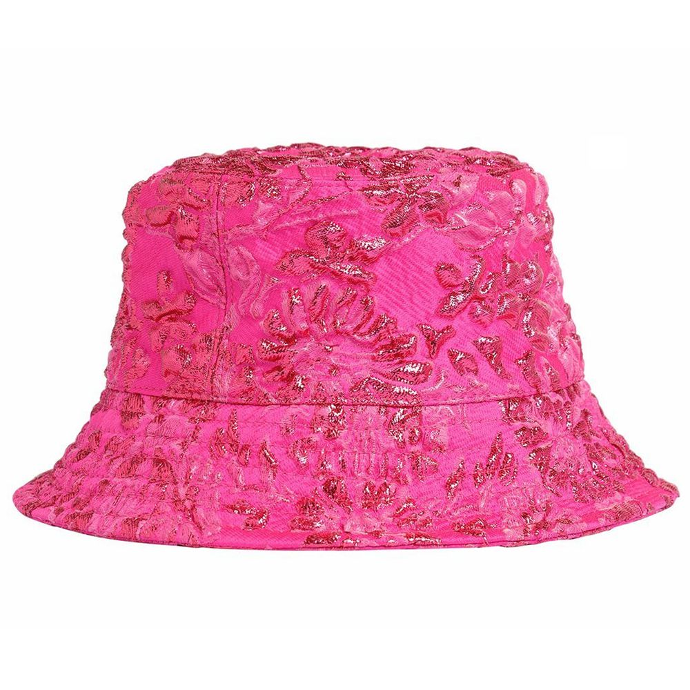 Sombrero de poliéster color fucsia