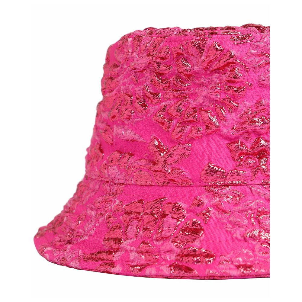 Sombrero de poliéster color fucsia