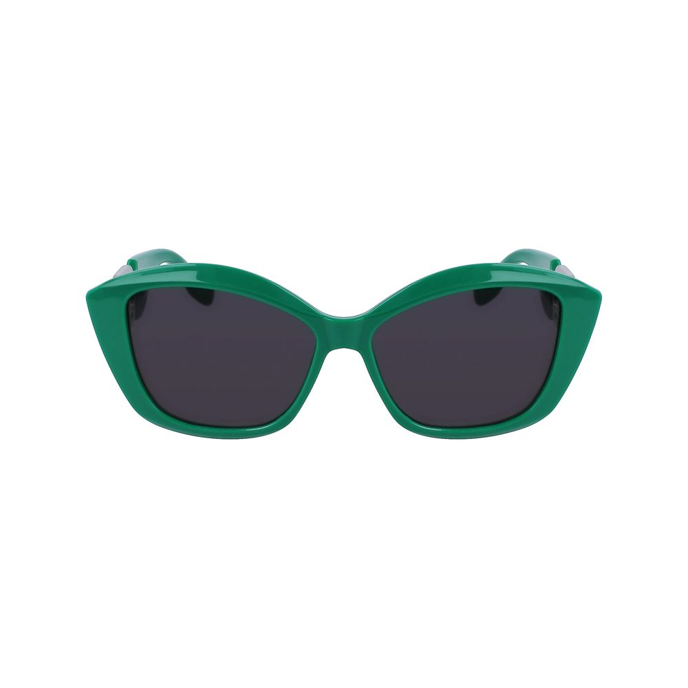 Gafas de sol inyectadas en verde