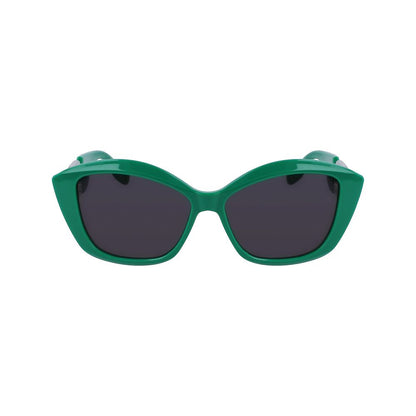 Gafas de sol inyectadas en verde