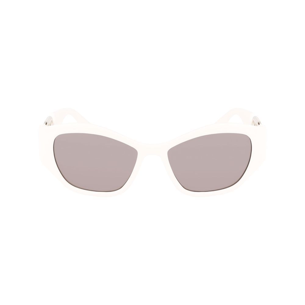 White Injected Sunglasses