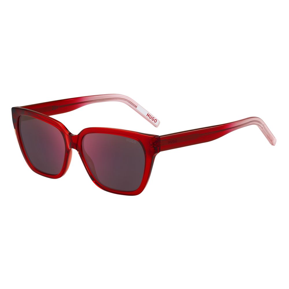 Gafas de sol de acetato rojo