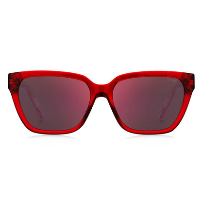 Gafas de sol de acetato rojo