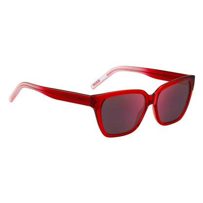 Gafas de sol de acetato rojo