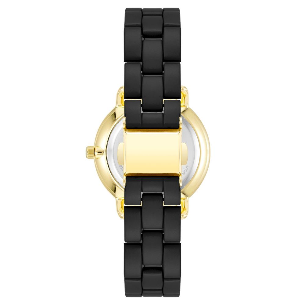 Reloj de metal negro