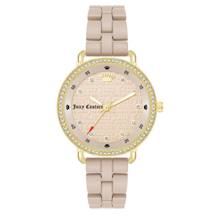 Beige Metal Watch