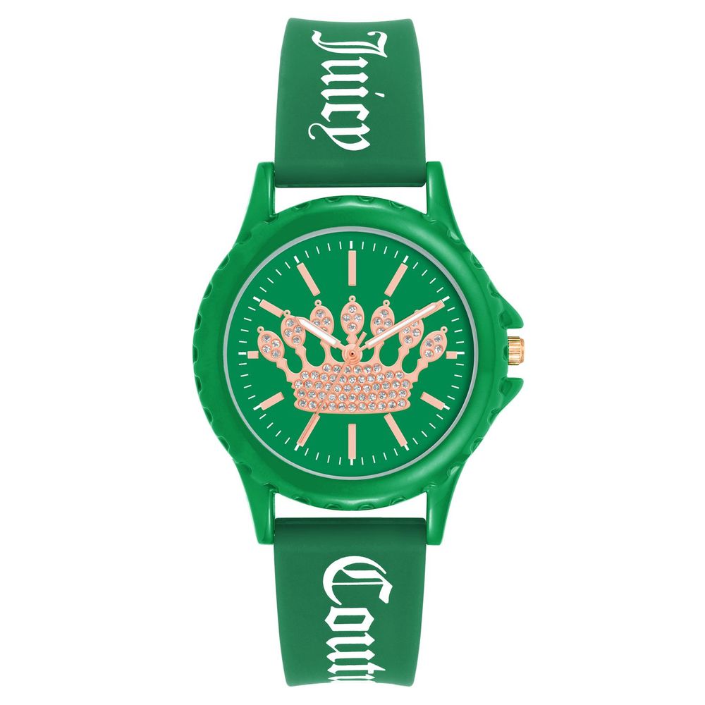 Reloj de silicona verde