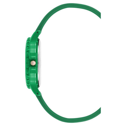 Reloj de silicona verde