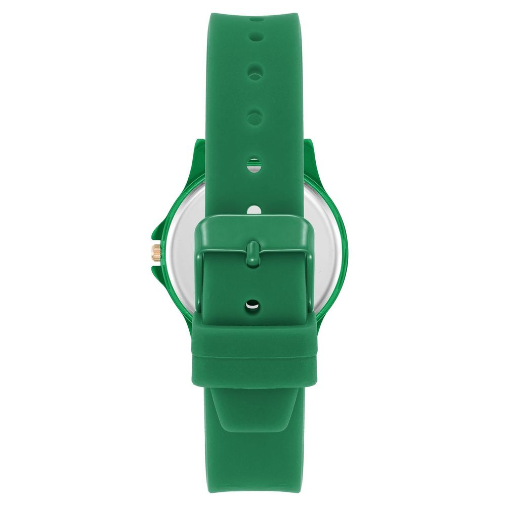 Reloj de silicona verde