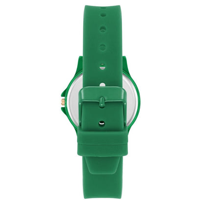 Reloj de silicona verde