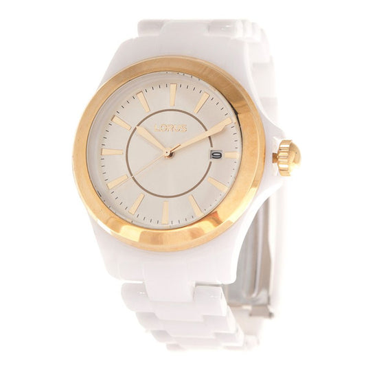 Reloj de plástico blanco