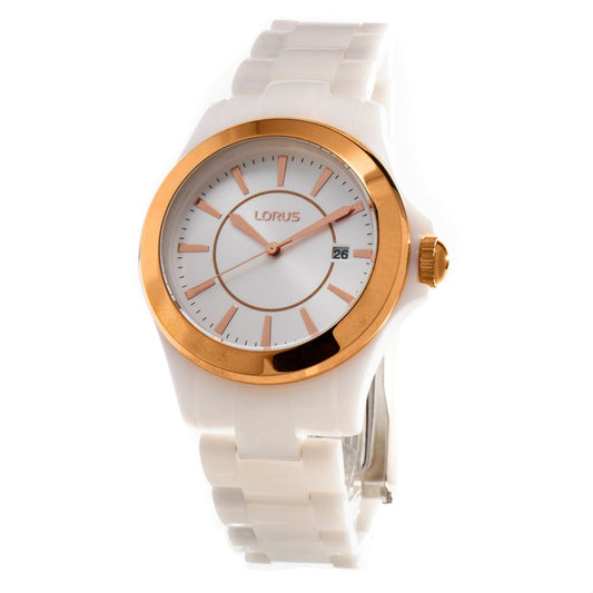 Reloj de plástico blanco