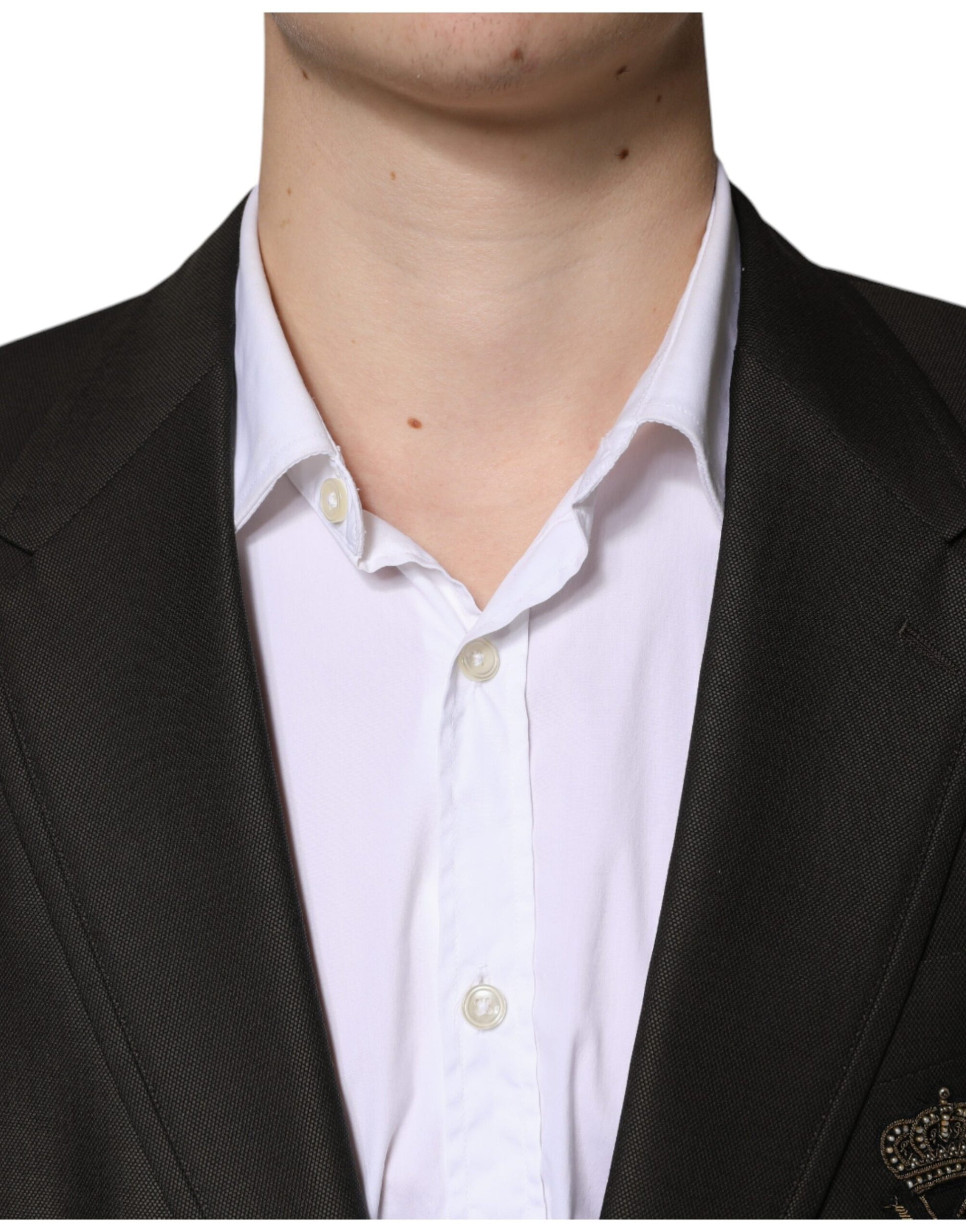 Black Bee Wool Single Breasted Formal Blazer