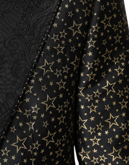 Black Stars Jacquard SICILIA 2 Piece Suit