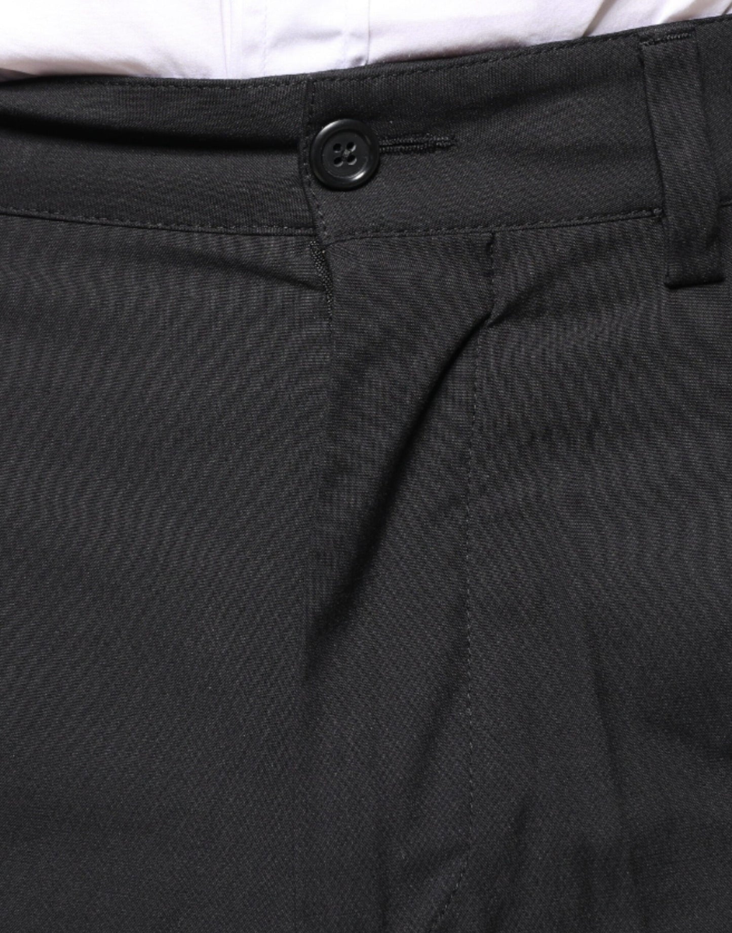 Pantalones de vestir de algodón Black Crown