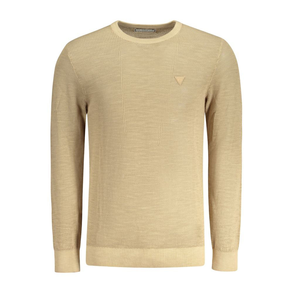 Beige Cotton Sweater