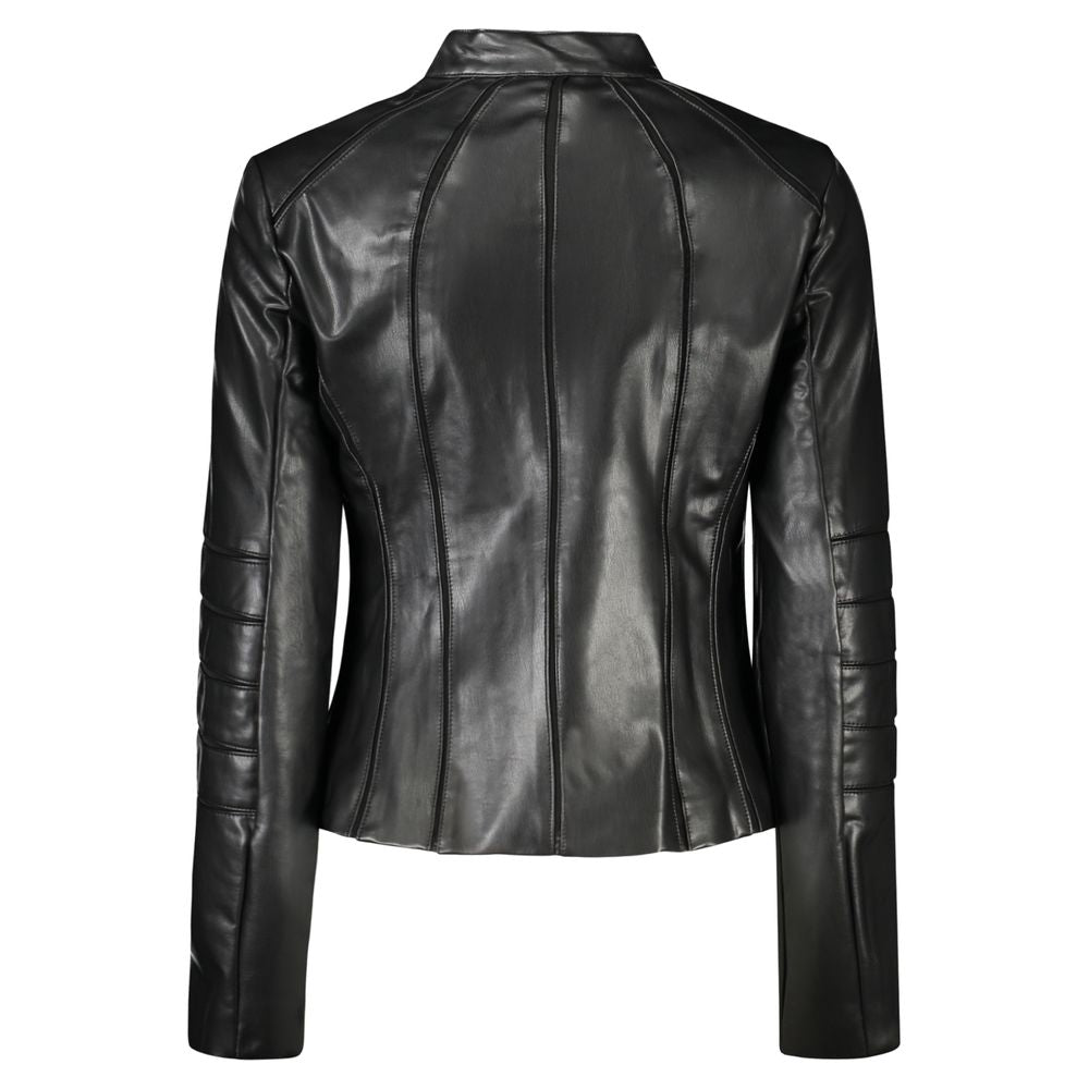 Black Polyethylene Women Jacket