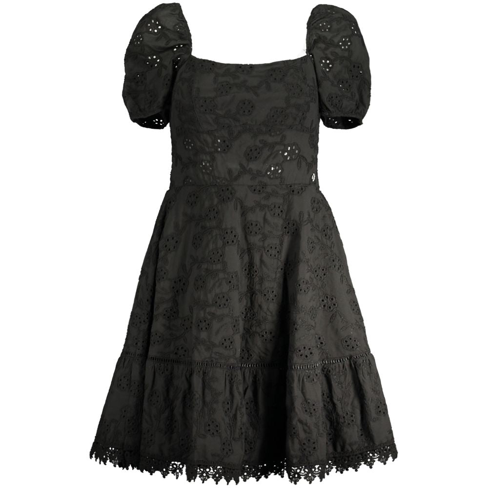 Black Cotton Women Dress