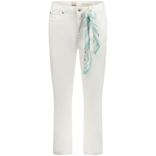 White Lyocell Women Jeans