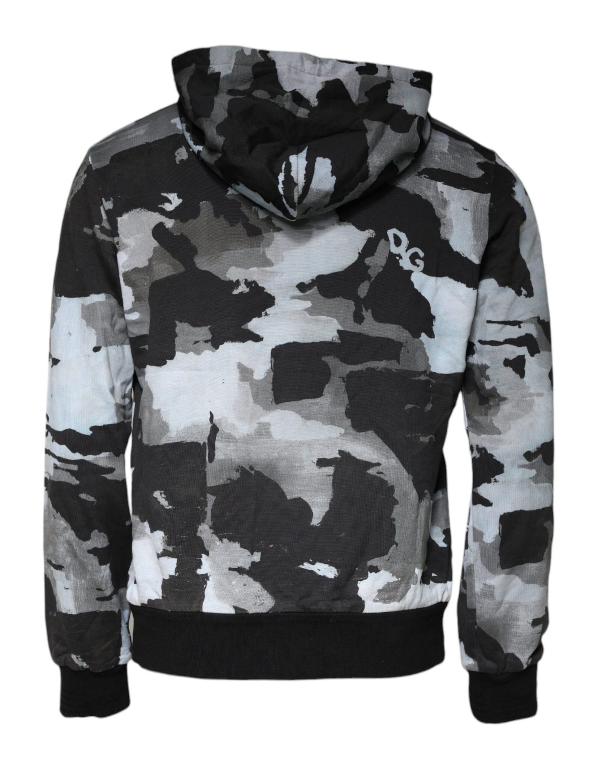 Multicolor Camouflage Men Hooded Sweater