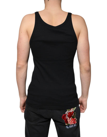 Camiseta sin mangas Marcello Tank negra