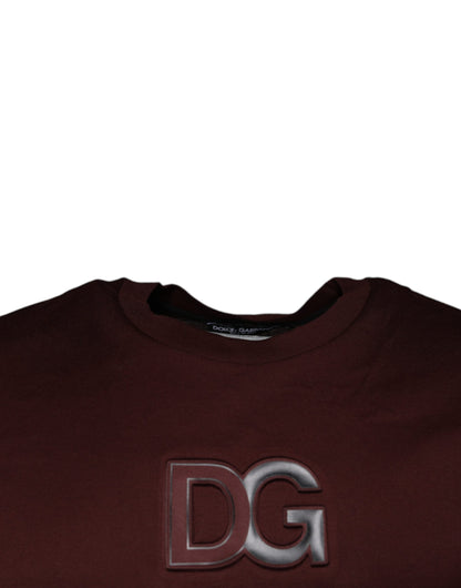 Camiseta granate DG Logo Cotton Crew Neck