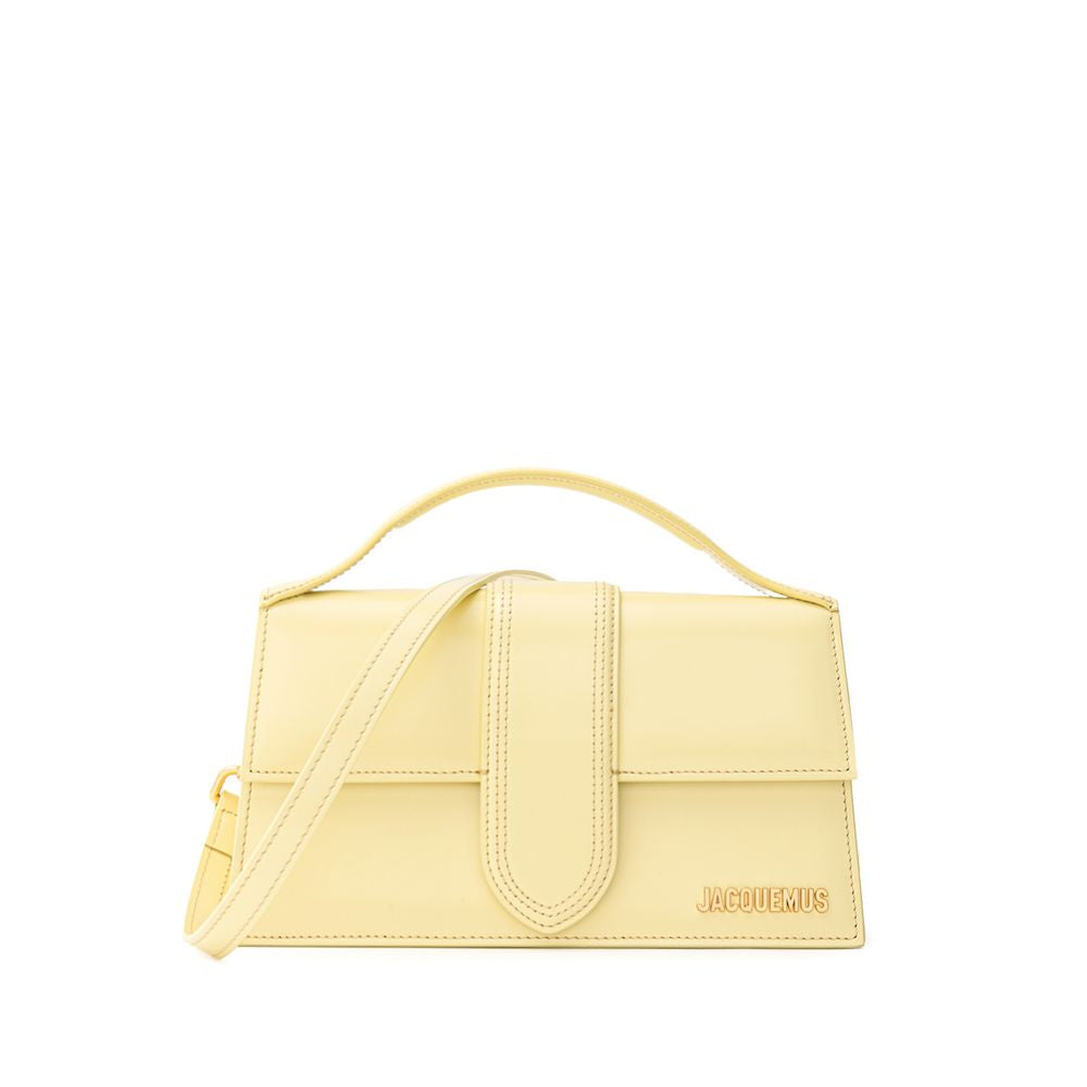 Bolso de piel amarillo