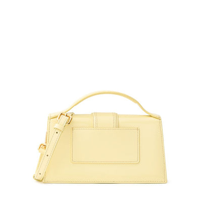 Bolso de piel amarillo