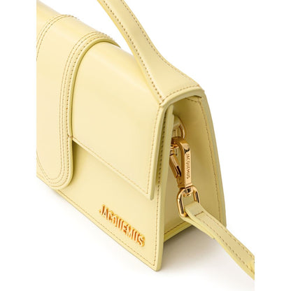 Bolso de piel amarillo