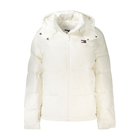 White Polyester Jackets & Coat